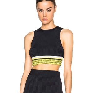 rag & bone navy crop top